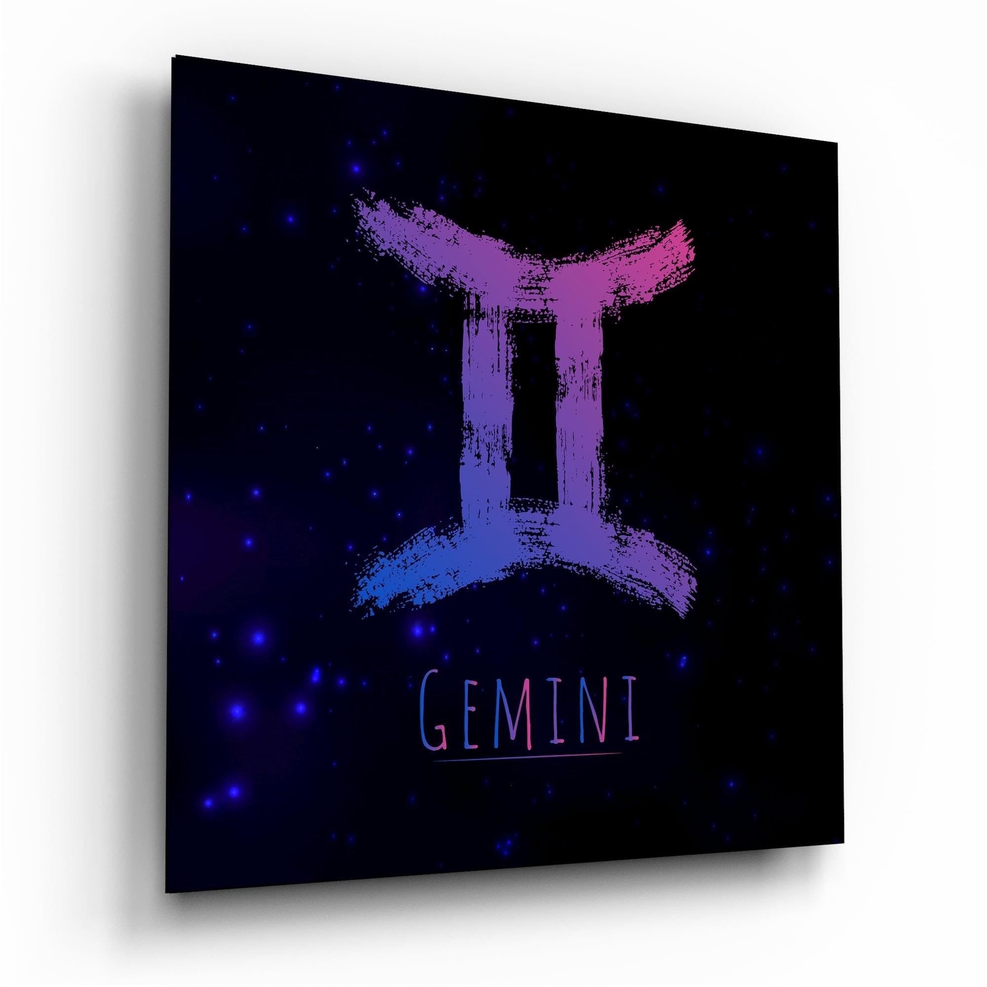 Horoscopes - Gemini Glass Wall Art - New Age Realms