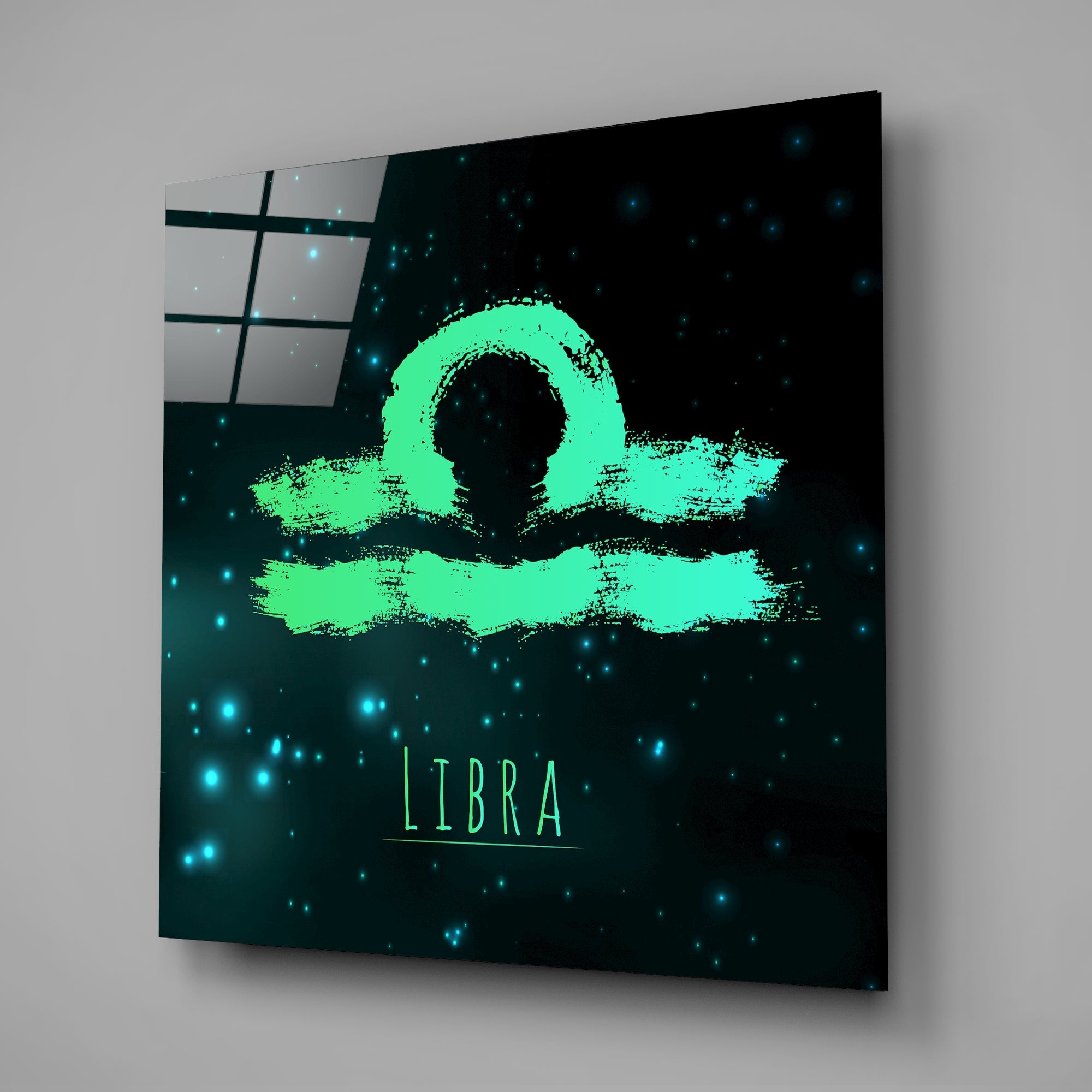 Horoscopes - Libra Glass Wall Art - New Age Realms