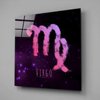 Horoscopes - Virgo Glass Wall Art - New Age Realms