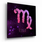 Horoscopes - Virgo Glass Wall Art - New Age Realms