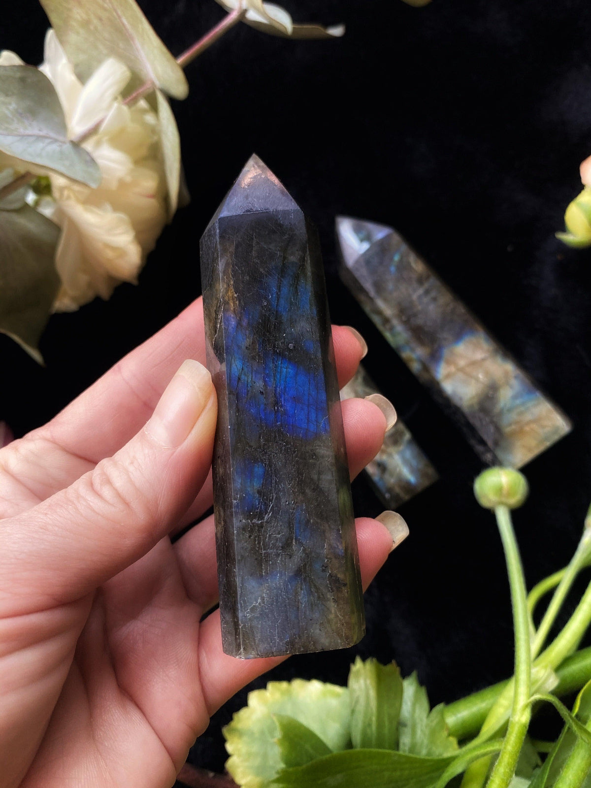 Labradorite Crystal Wands - Polished Tower - New Age Realms