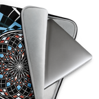 Quantum Bloom Laptop Sleeve | Mystic Sacred Geometry Design
