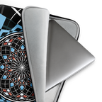 Quantum Bloom Laptop Sleeve | Mystic Sacred Geometry Design