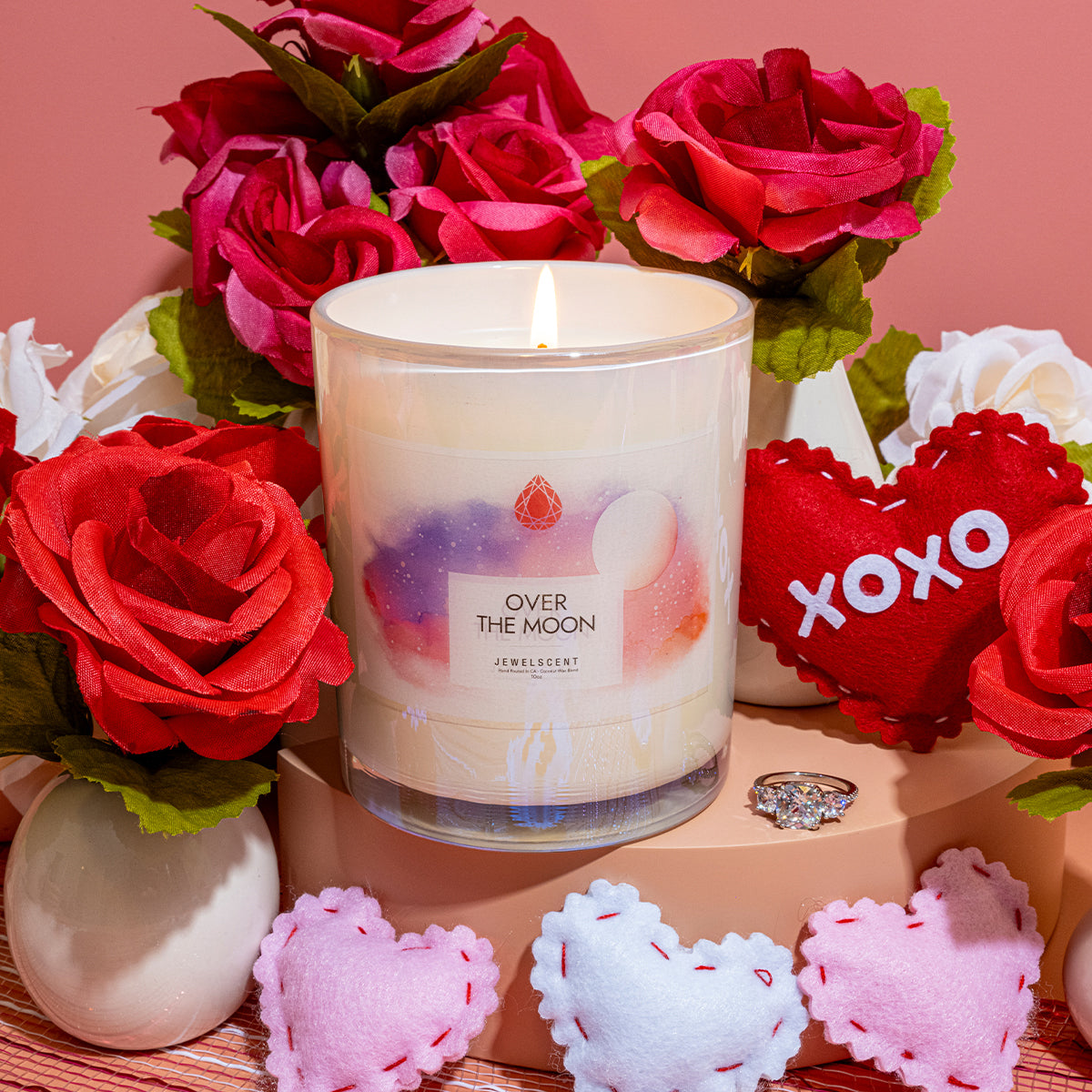 Over The Moon 10oz Mystery Jewelry  Candle - New Age Realms