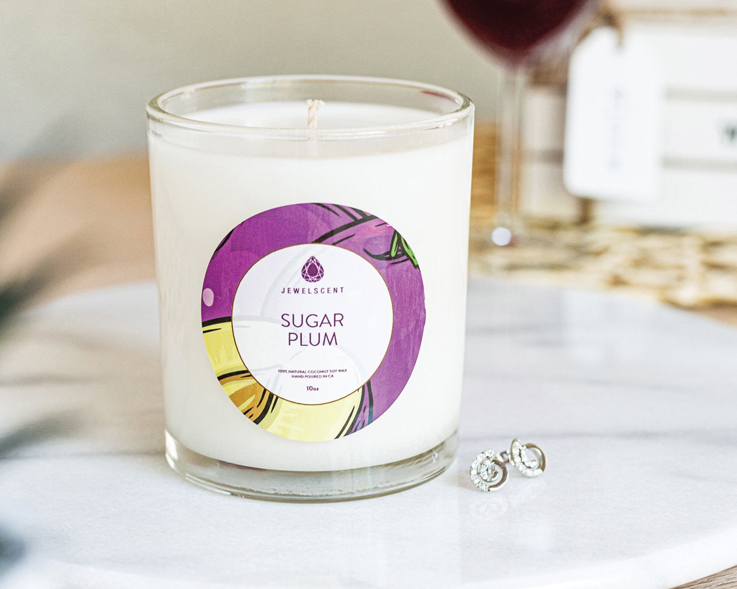 Sugar Plum 10oz Mystery Jewelry Candle - New Age Realms