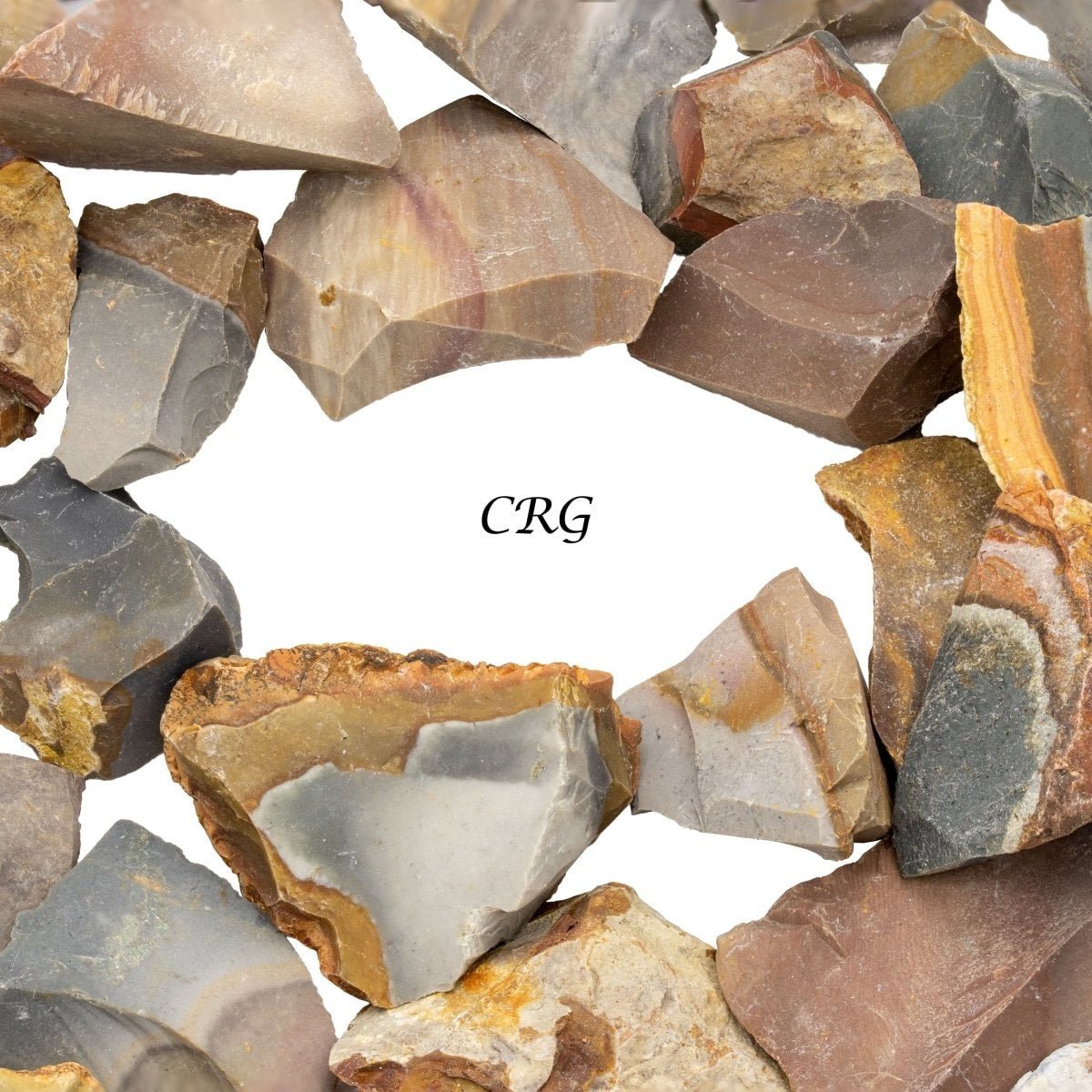 Polychrome Desert Jasper Rough (Size 1 to 2 Inches) Wholesale Raw Crystals Minerals Gemstones - New Age Realms