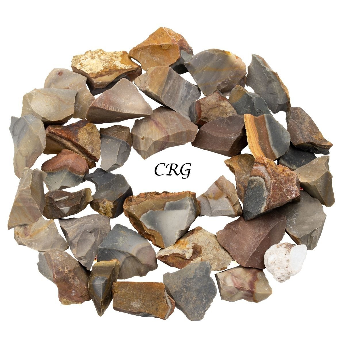 Polychrome Desert Jasper Rough (Size 1 to 2 Inches) Wholesale Raw Crystals Minerals Gemstones - New Age Realms