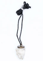 Quartz Crystal Necklace - New Age Realms