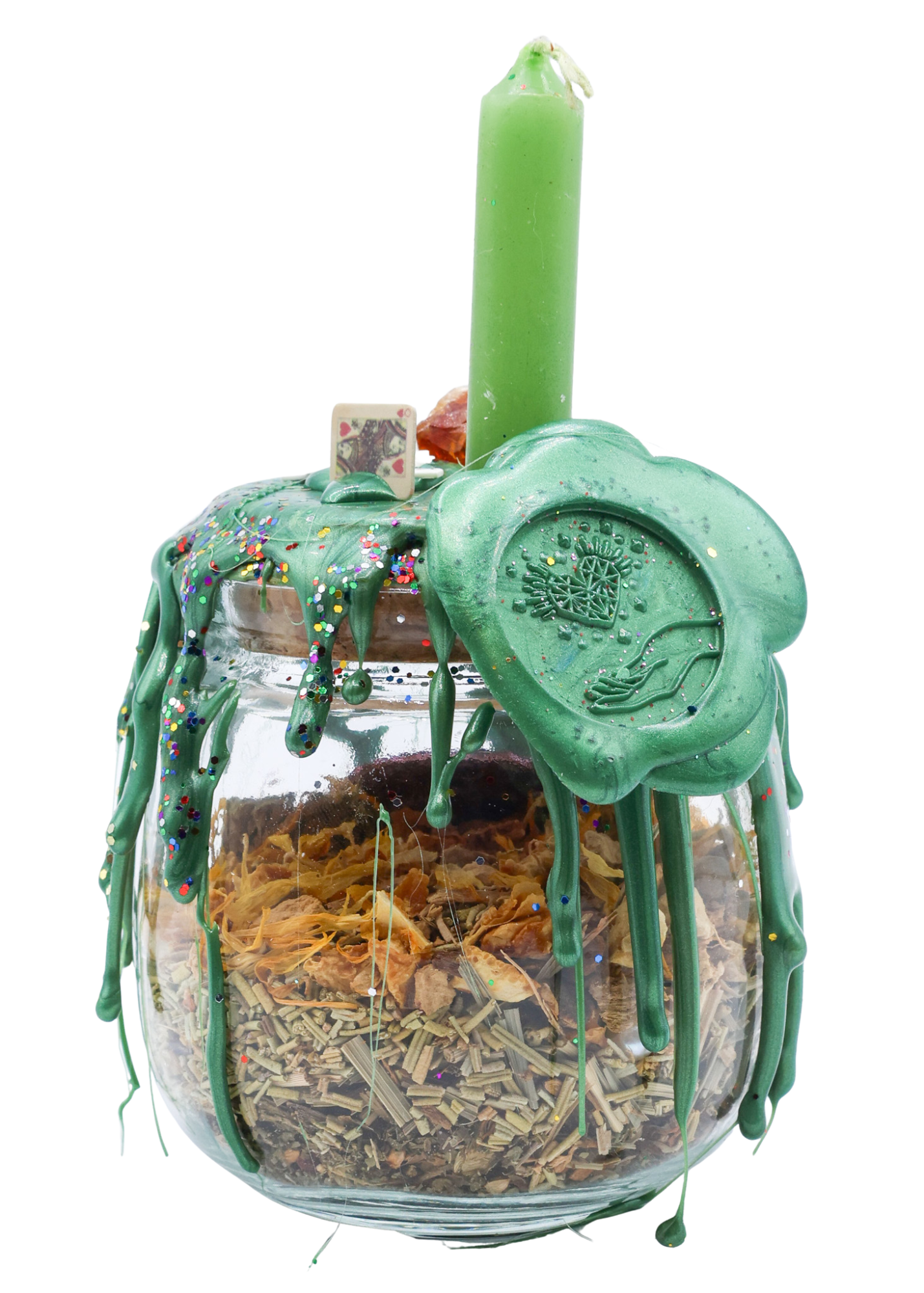 Rich AF Money Drawing Spell Jar - Large - New Age Realms