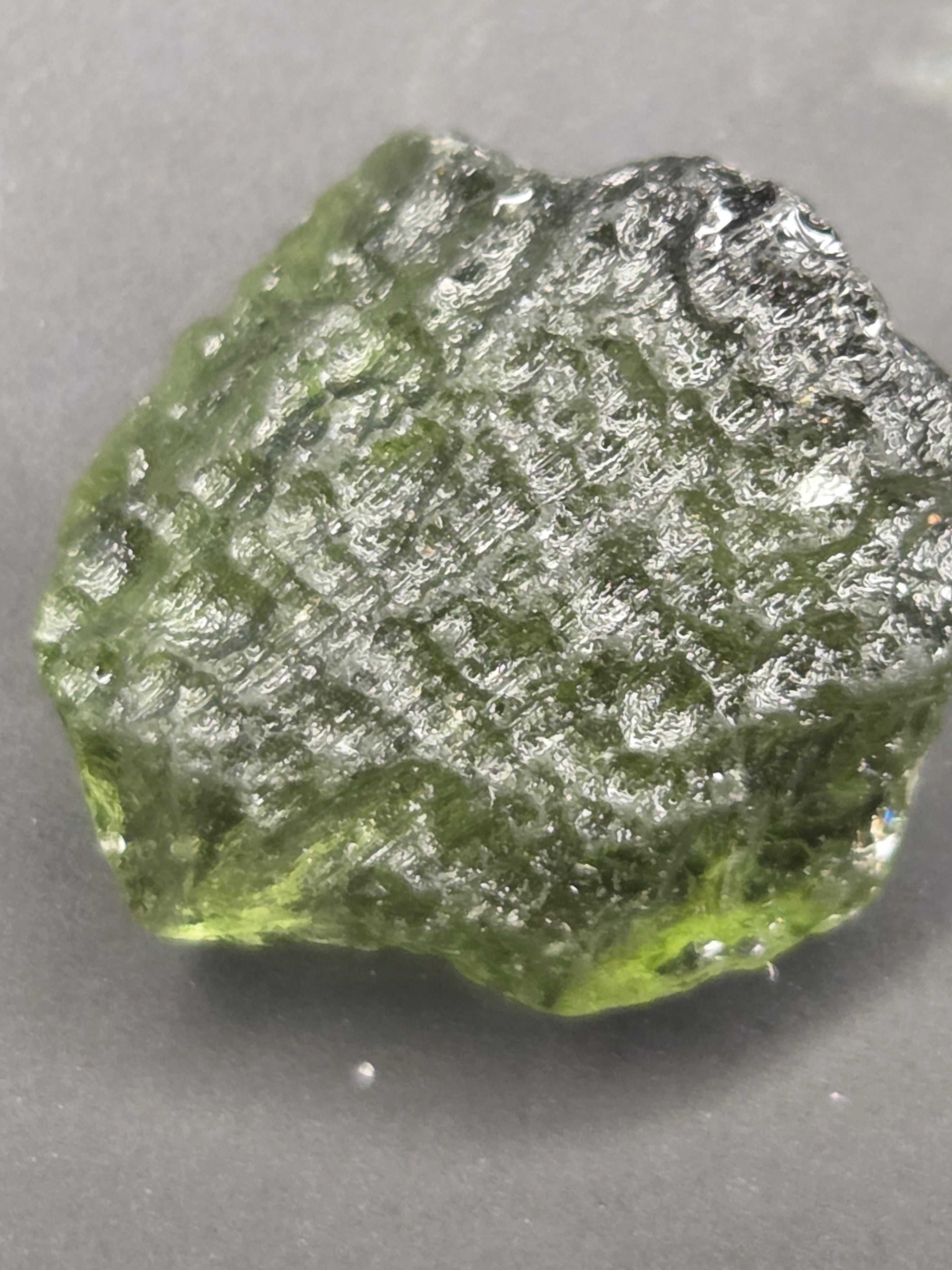 Rare Moldavite Genuine Czech Meteorite Tektite