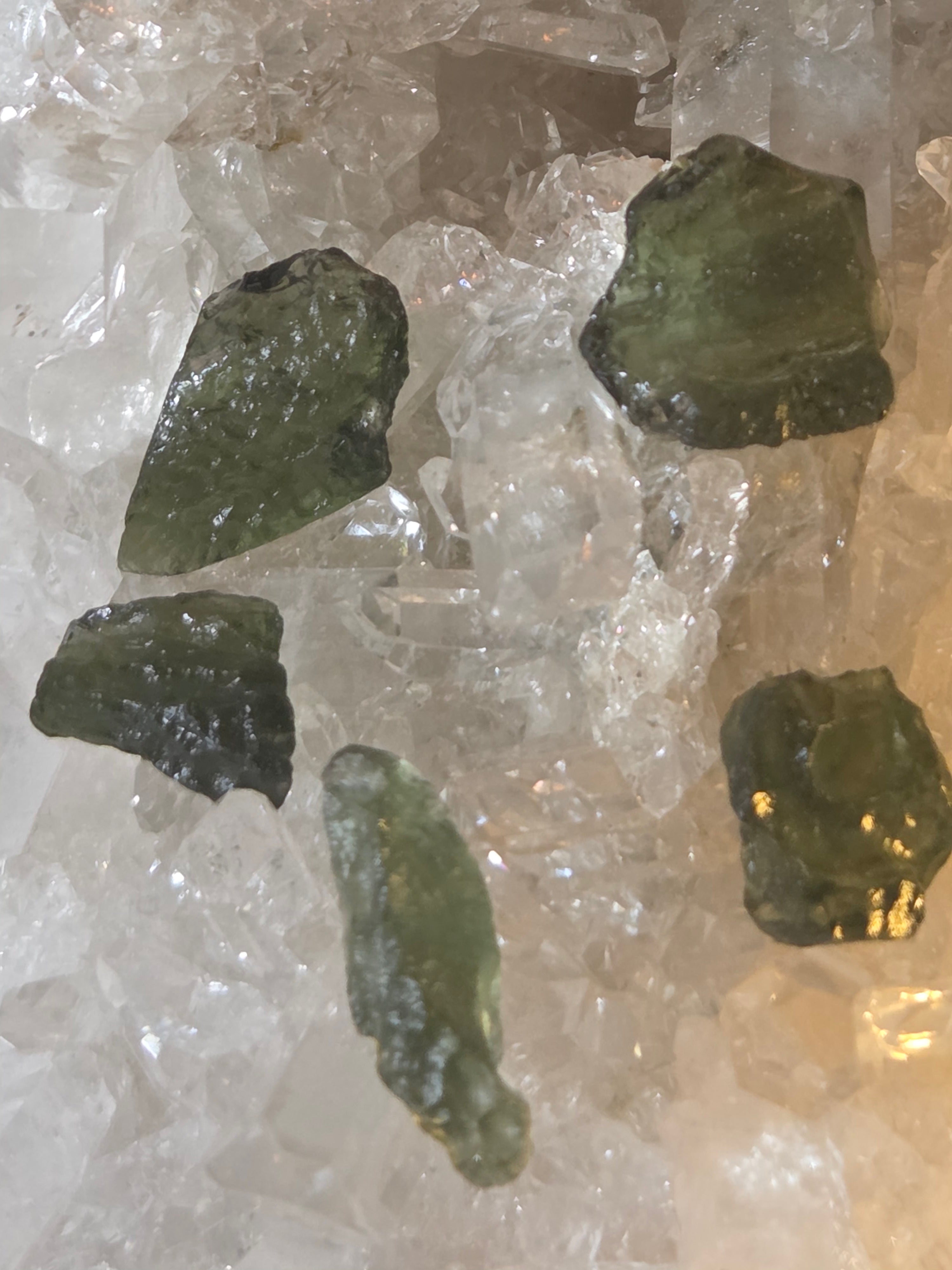 Rare Moldavite Genuine Czech Meteorite Tektite
