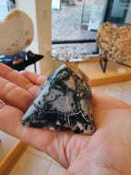 Moss Agate Pyramid India - New Age Realms