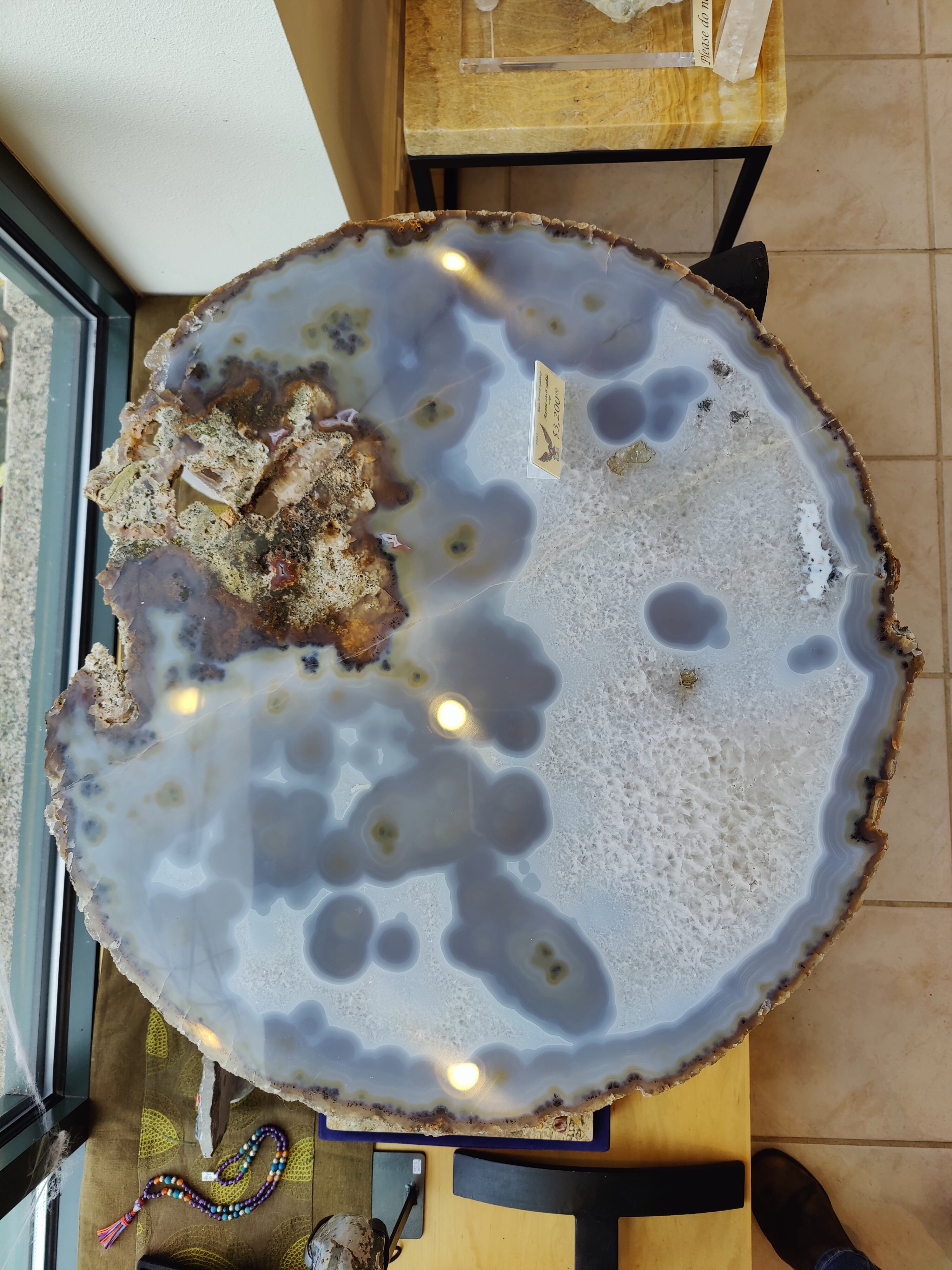 Agate Quartz Slab (XL) - New Age Realms
