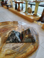 Moss Agate Pyramid India - New Age Realms