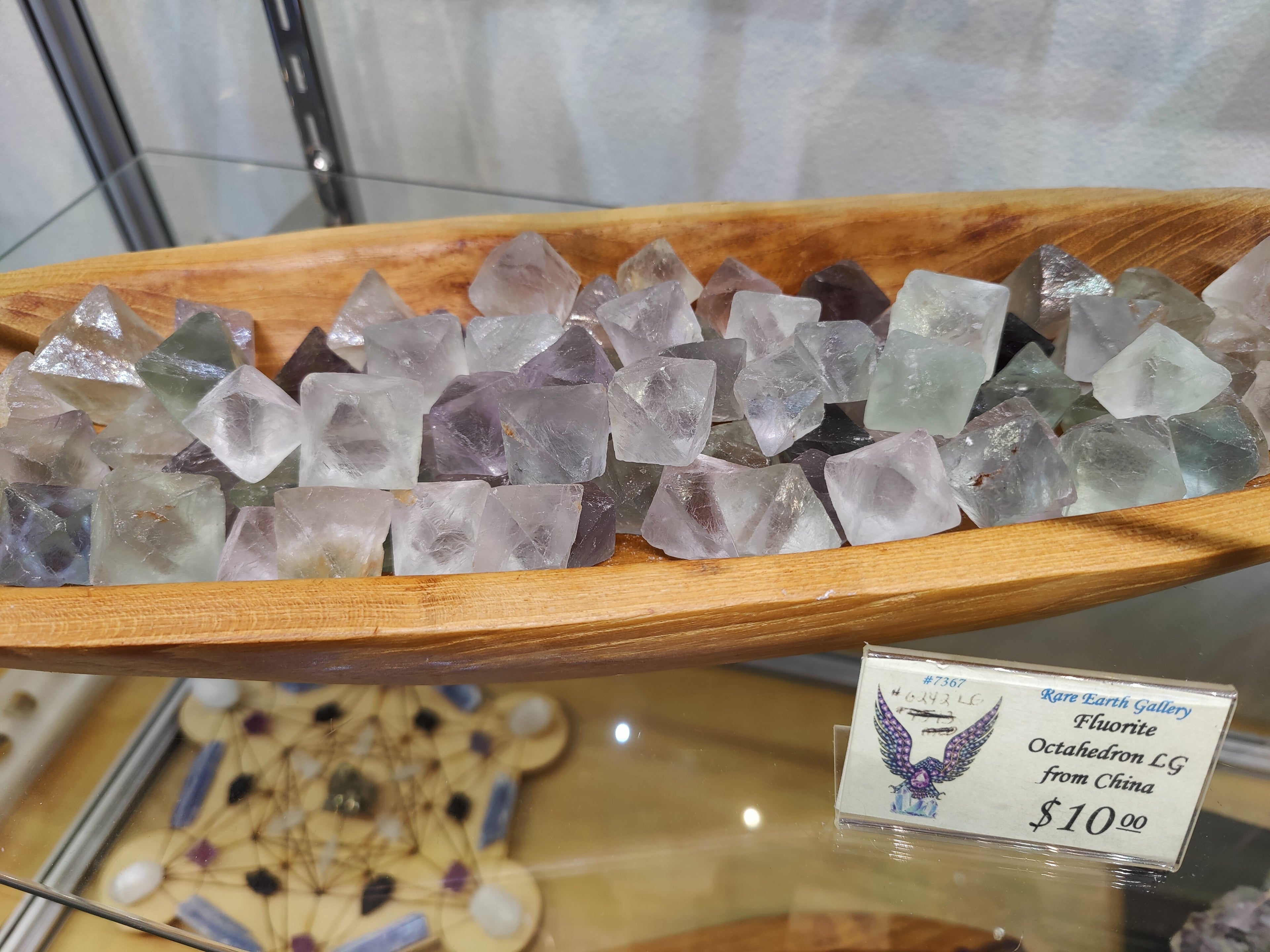 Fluorite Octahedron (L) - New Age Realms