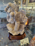 Large Blue Coral Carving - New Age Realms