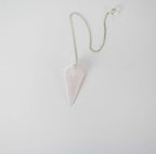Rose Quartz Pendulum 6 sided point 1.5" - New Age Realms