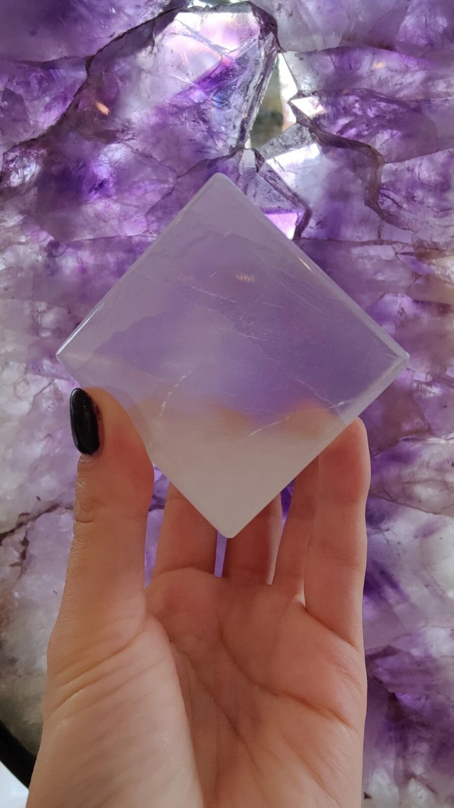 Selenite Standing Cube 5cm - New Age Realms