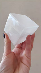 Selenite Standing Cube 5cm - New Age Realms