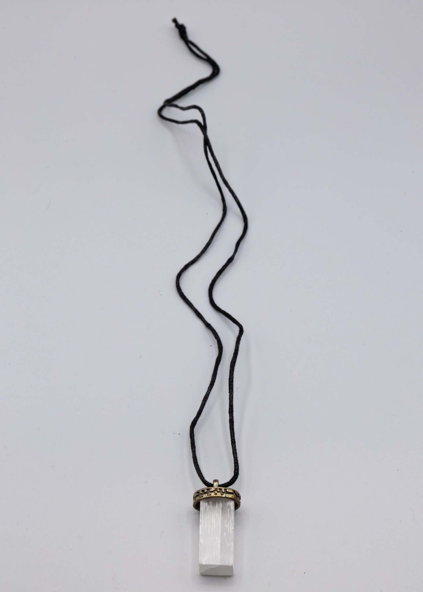 Selenite Crystal Necklace - New Age Realms