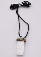 Selenite Crystal Necklace - New Age Realms