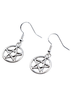 Pentacle Earrings - New Age Realms