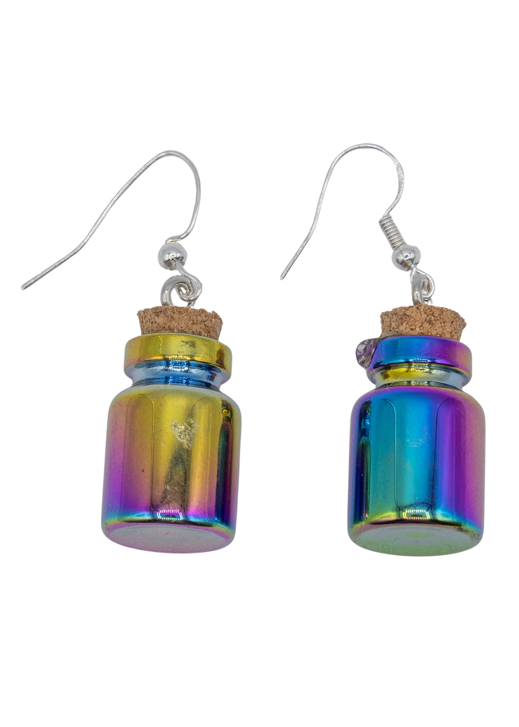 Iridescent Potion Bottle Earrings - New Age Realms