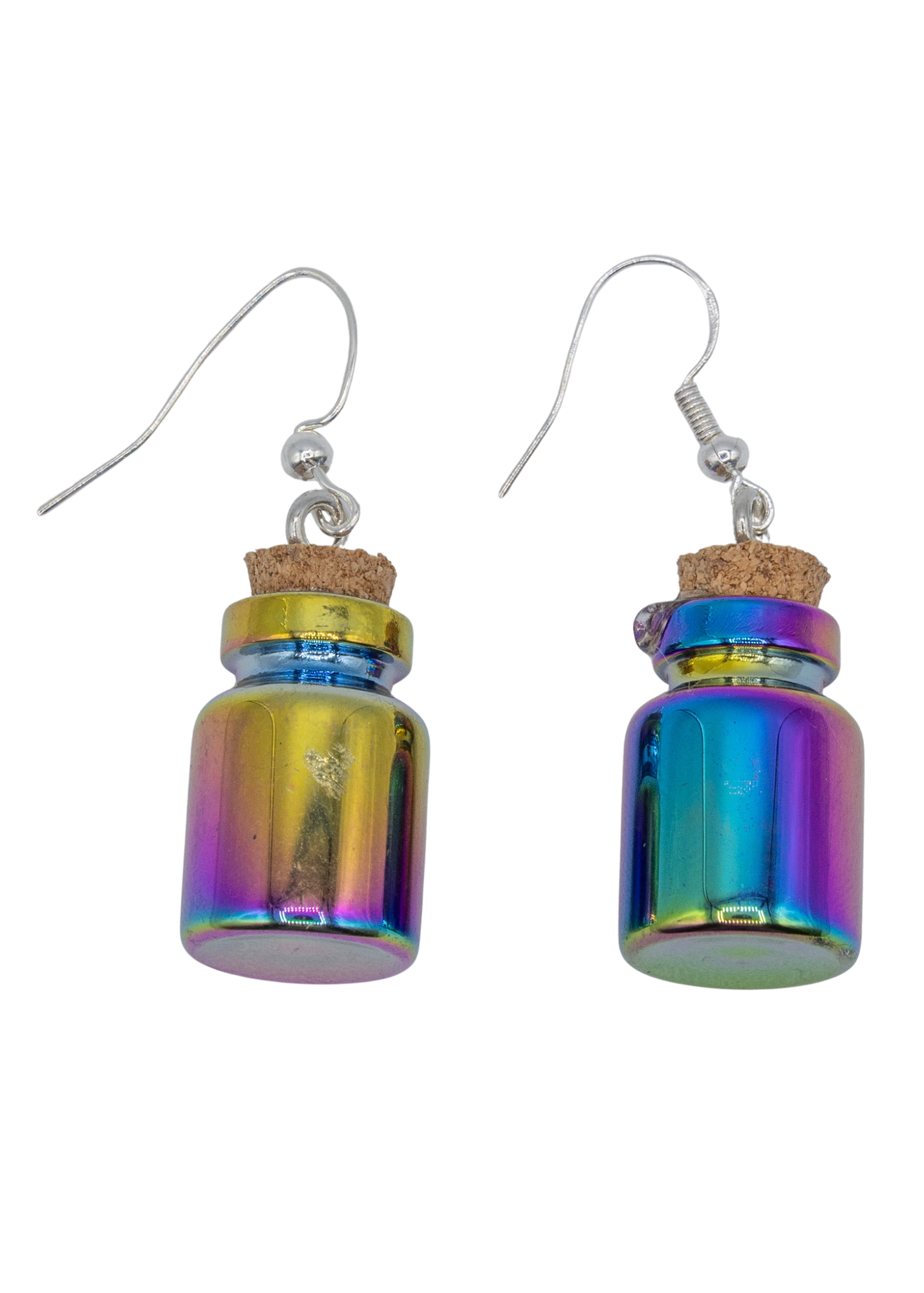 Iridescent Potion Bottle Earrings - New Age Realms
