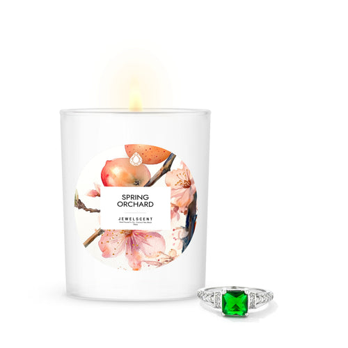 Spring Orchard 10oz Mystery Jewelry Candle - New Age Realms