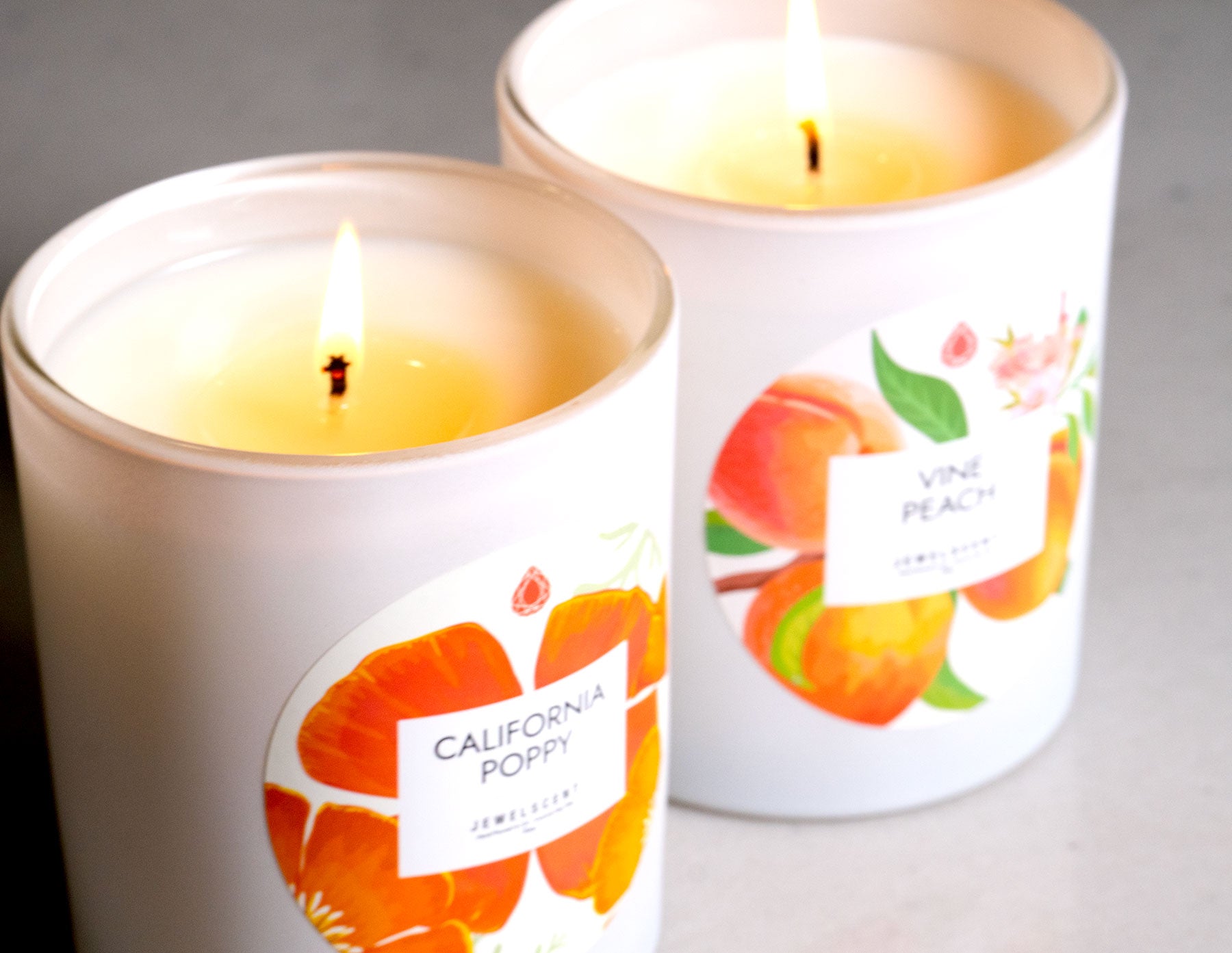 Vine Peach 10oz Mystery Jewelry Candle - New Age Realms