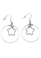 Star In Hoop Earrings - New Age Realms