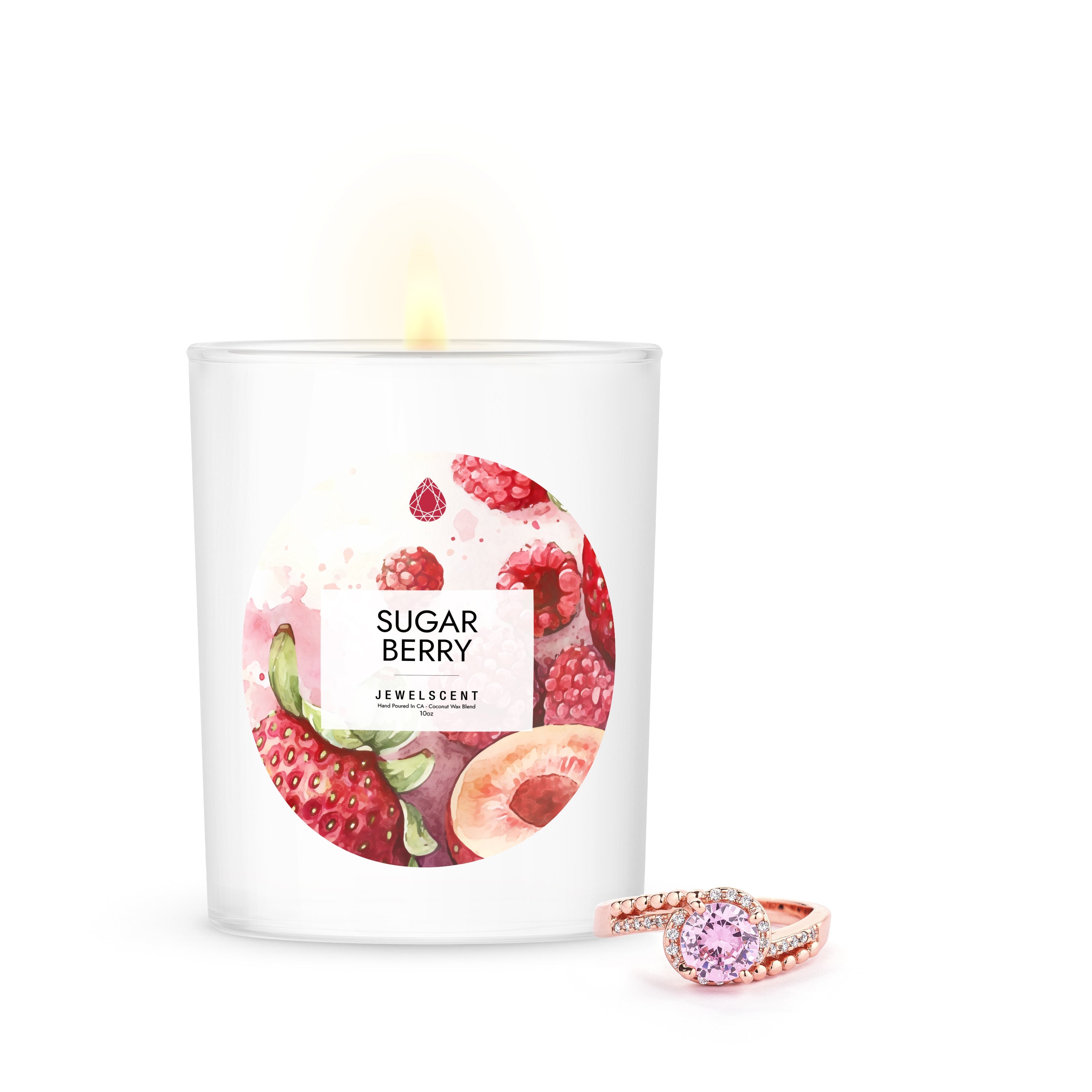Sugar Berry 10oz Mystery Jewelry  Candle - New Age Realms