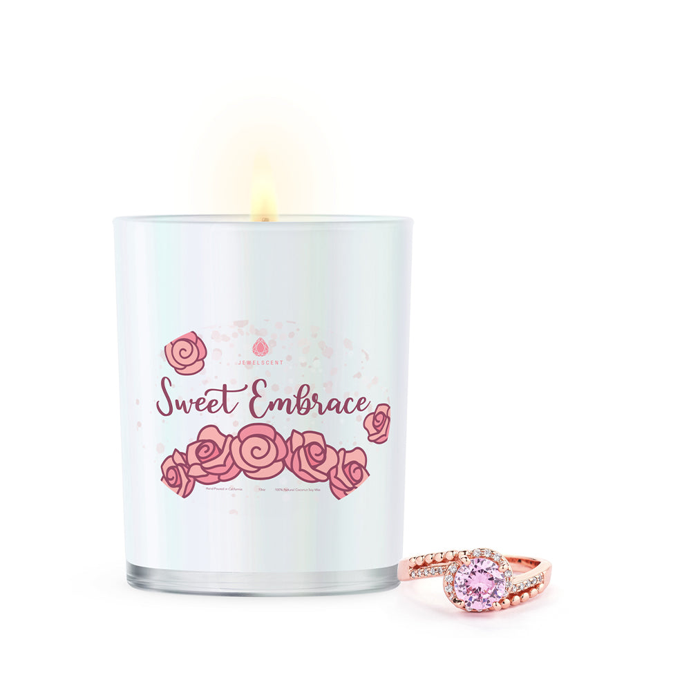 Sweet Embrace 10oz Mystery Jewelry Candle - New Age Realms