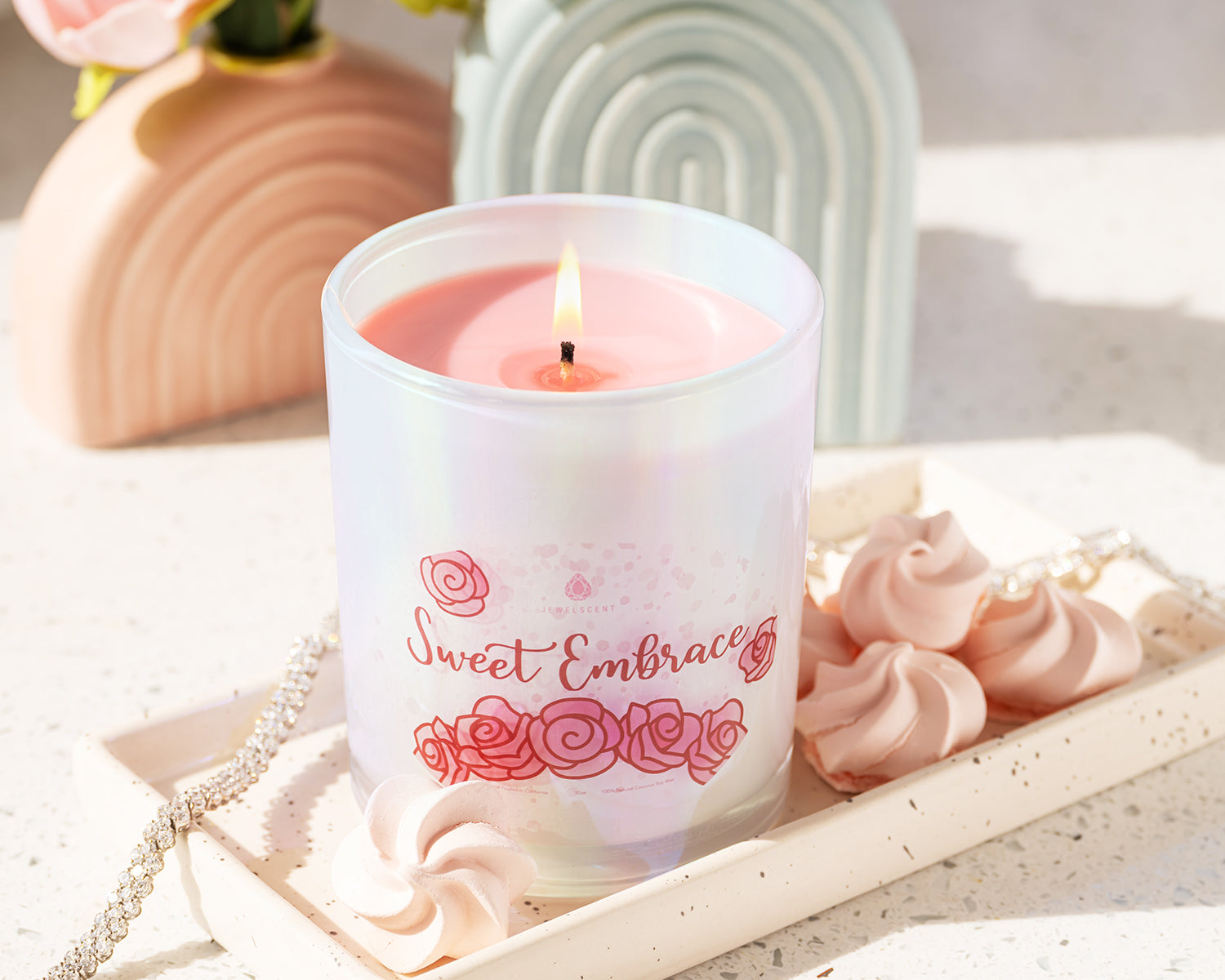 Sweet Embrace 10oz Mystery Jewelry Candle - New Age Realms