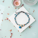 Triple Crystal Anklet of Positivity - New Age Realms