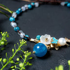 Triple Crystal Anklet of Positivity - New Age Realms