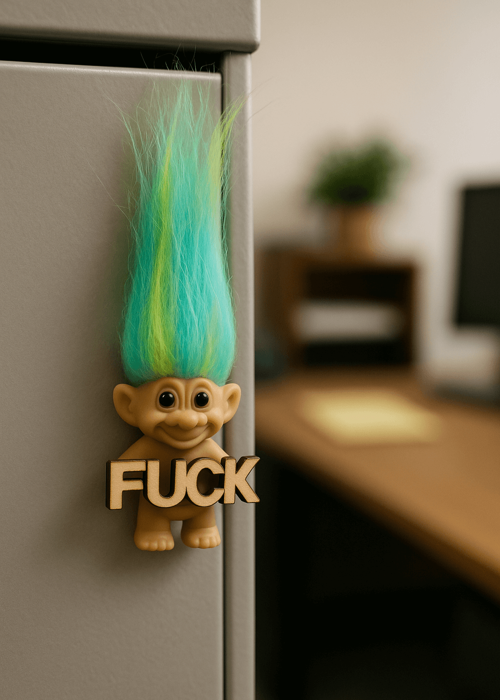 Troll Doll Fuck Refrigerator Magnet - New Age Realms