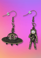 UFO & Astronaut Earrings - New Age Realms