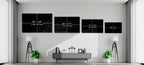 Sacred Geometry Glass Harmony of Shapes Wall Art